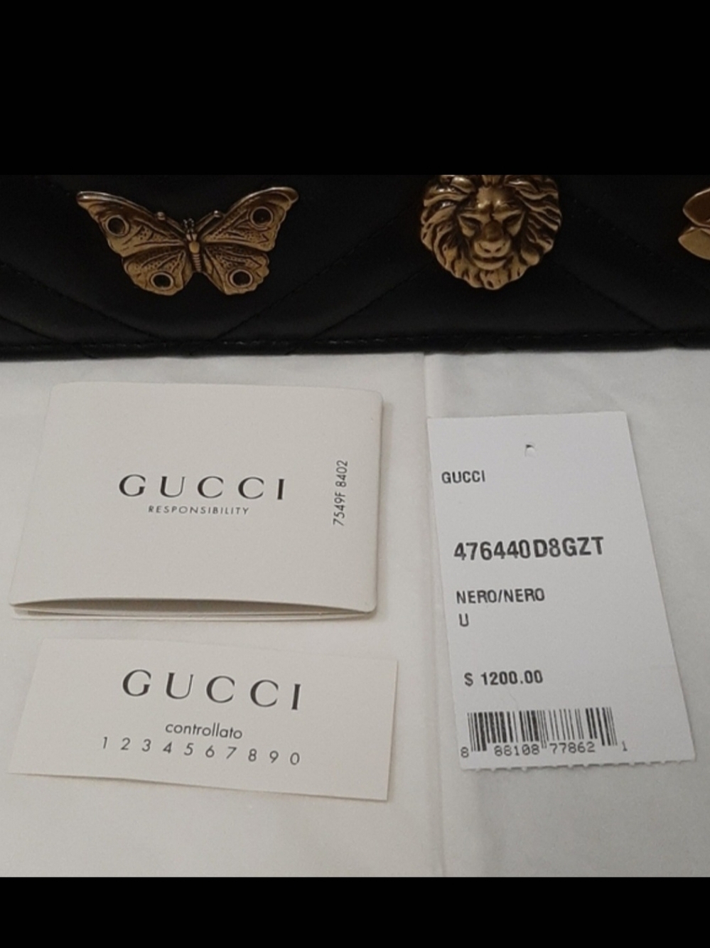 Gucci Marmont Animal Studs 2.0 Pouch - Picture 12 of 12